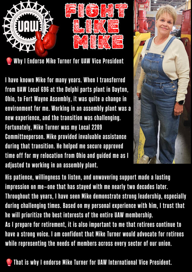 Sister McIntosh Endorsement